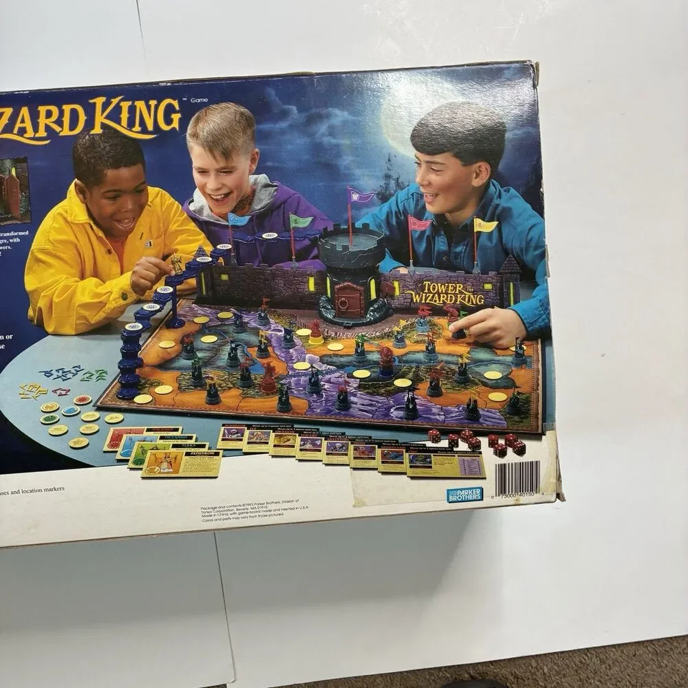 Tower of the Wizard King Parker Brothers 1993 Tower Game BOX ONLY Replacement